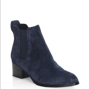 Rag & Bone Walker Suede Block-Heel Chelsea Boot